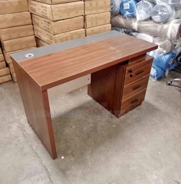 Grey Brown Executive Director Desk - main view