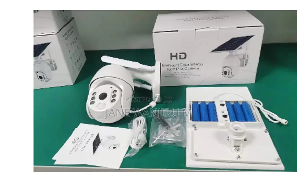 New Wifi Ubox 4mp Single-Lens Solar PTZ High Quality Camera