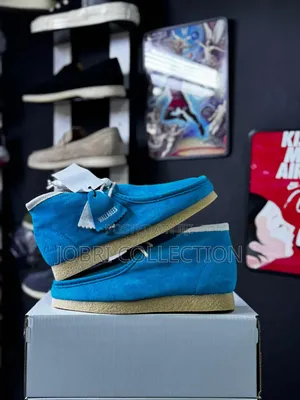 Blue Clarks Original Wallabees