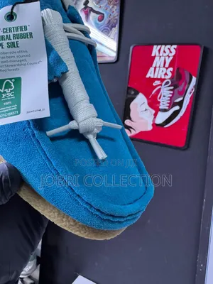 Blue Clarks Original Wallabees