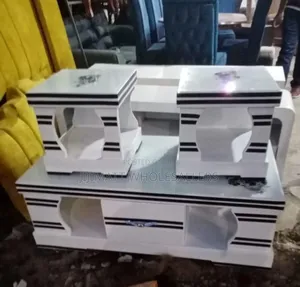 Coffee Table With Glass/Marble Topping Available in Different Design