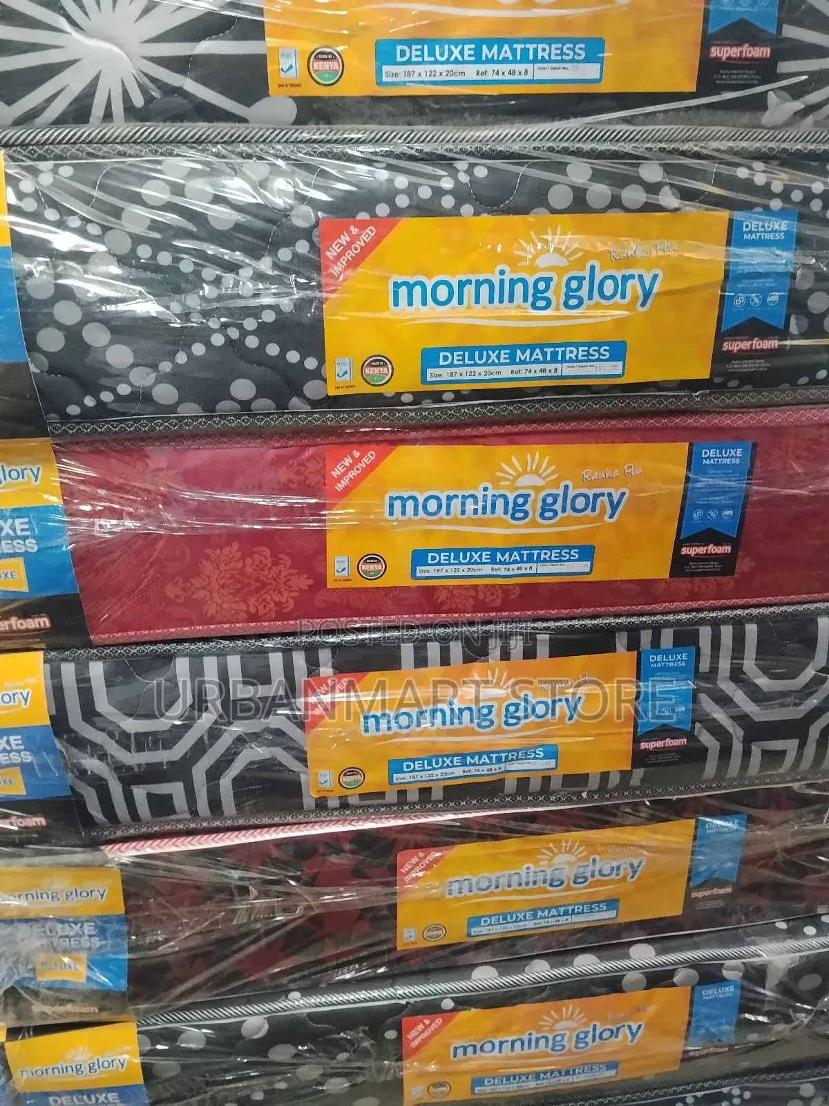 Morning Glory 4×6 8-Inch, Plain_ Foam Mattress