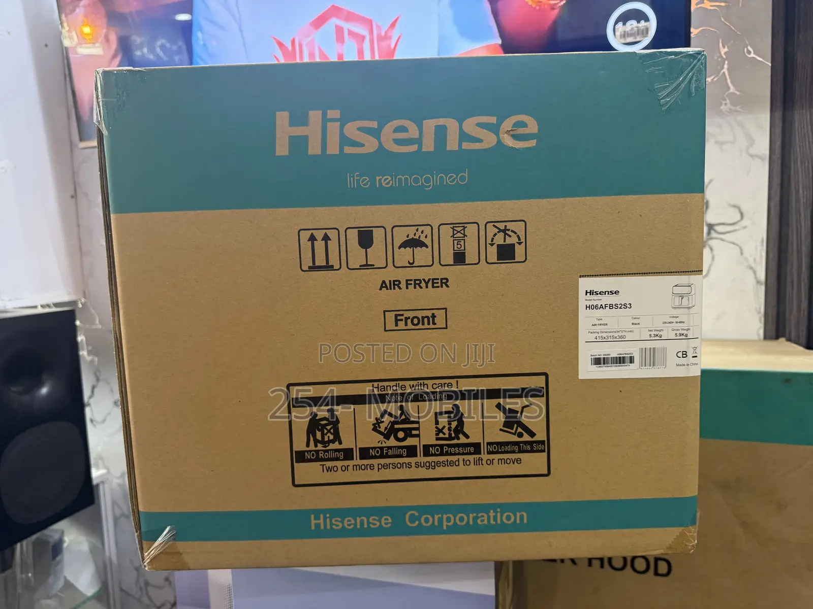 Hisense 6.3l Air Fryer H06afbs1s3