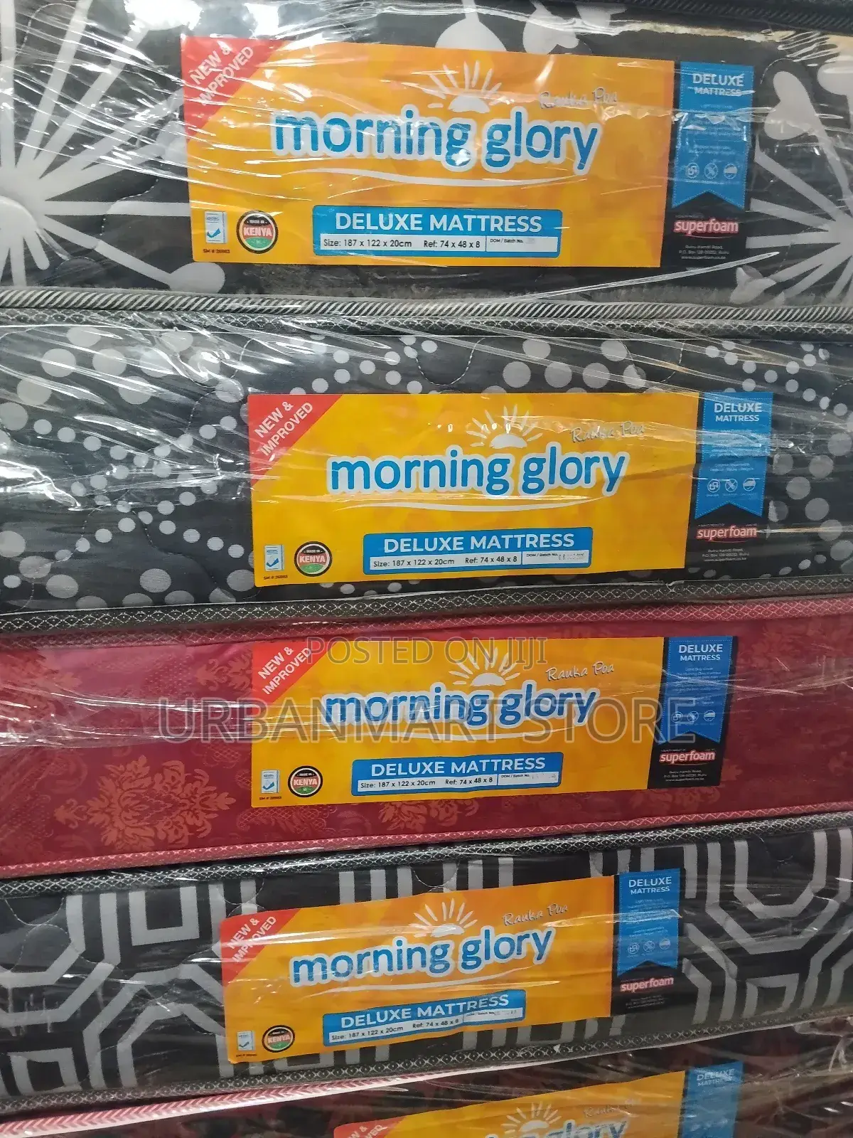 Morning Glory 4×6×8 Plain Top Foam Mattress – Durable Comfort