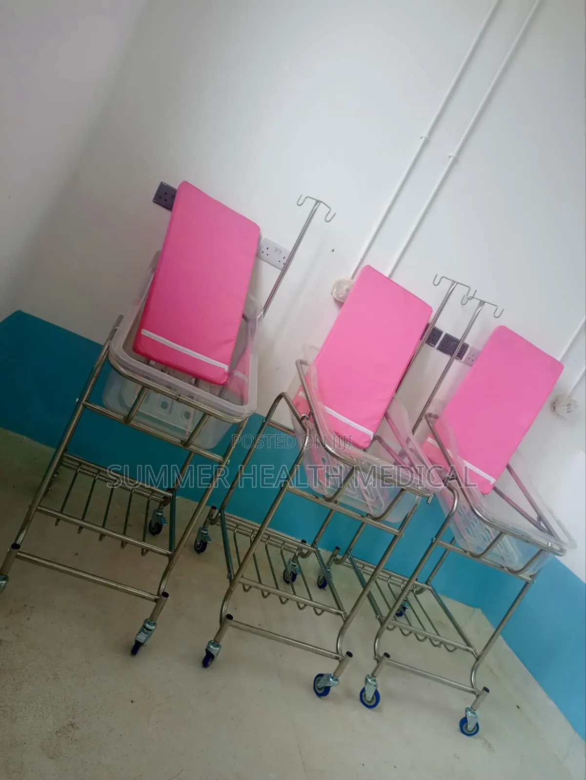 Baby Cot Stainless Steel