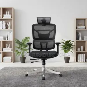 Swivel Ergonomic Adjustable Seat With Flip Arms