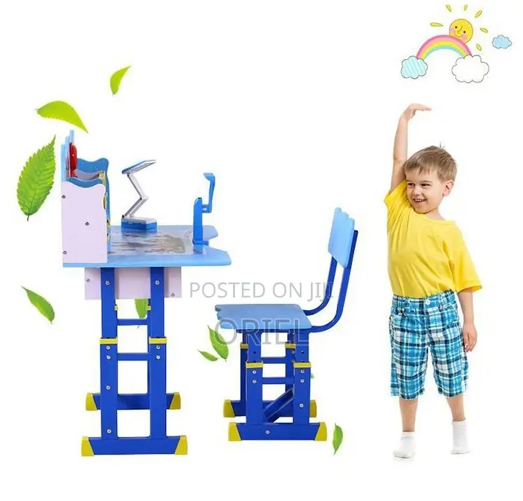 Kids Furniture : Adjusted Kids Writing Study Desk Chair