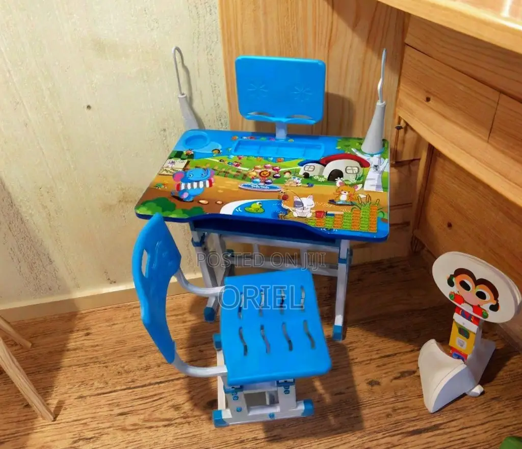 Kids Furniture : Adjusted Kids Writing Study Desk Chair