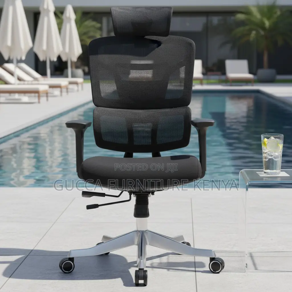 Swivel Ergonomic Adjustable Seat With Flip Arms