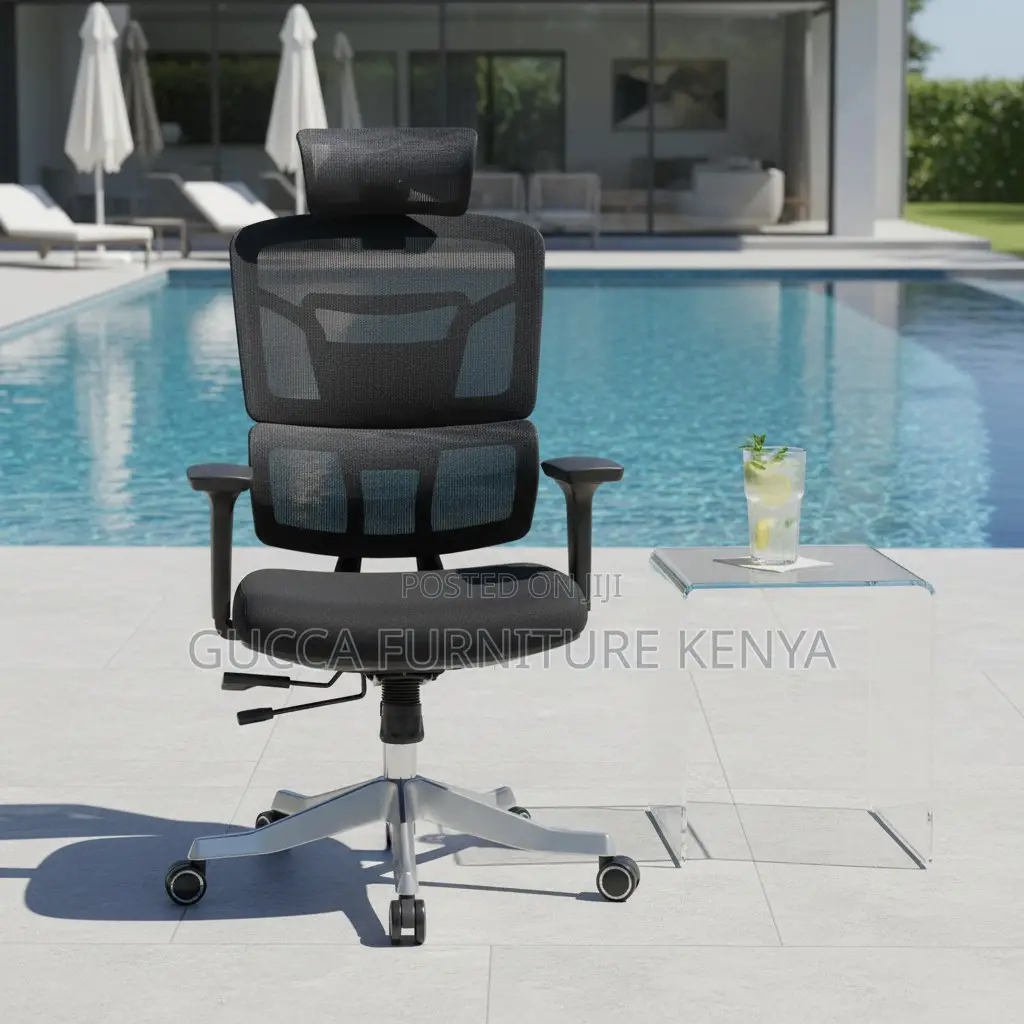 Swivel Ergonomic Adjustable Seat With Flip Arms