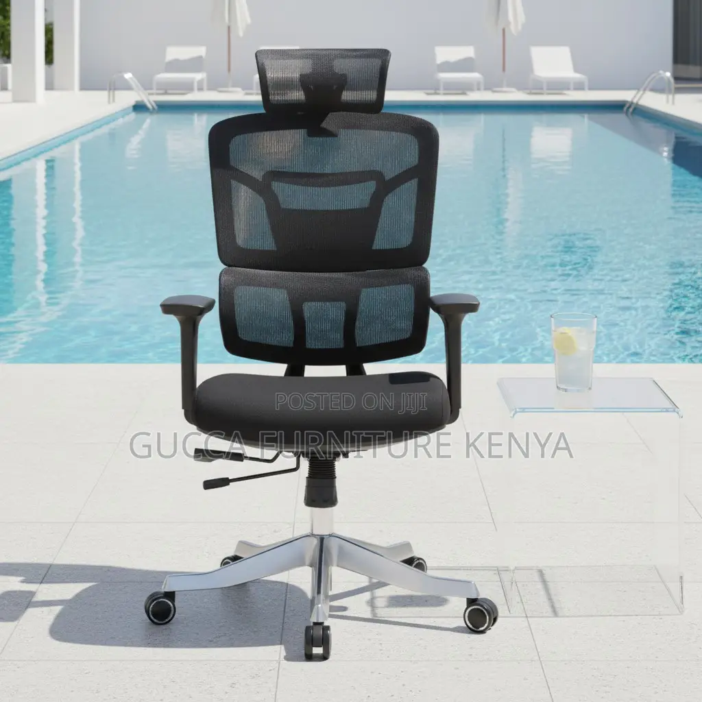 Swivel Ergonomic Adjustable Seat With Flip Arms