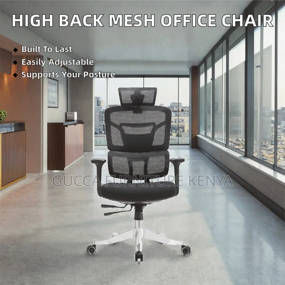 Swivel Ergonomic Adjustable Seat With Flip Arms