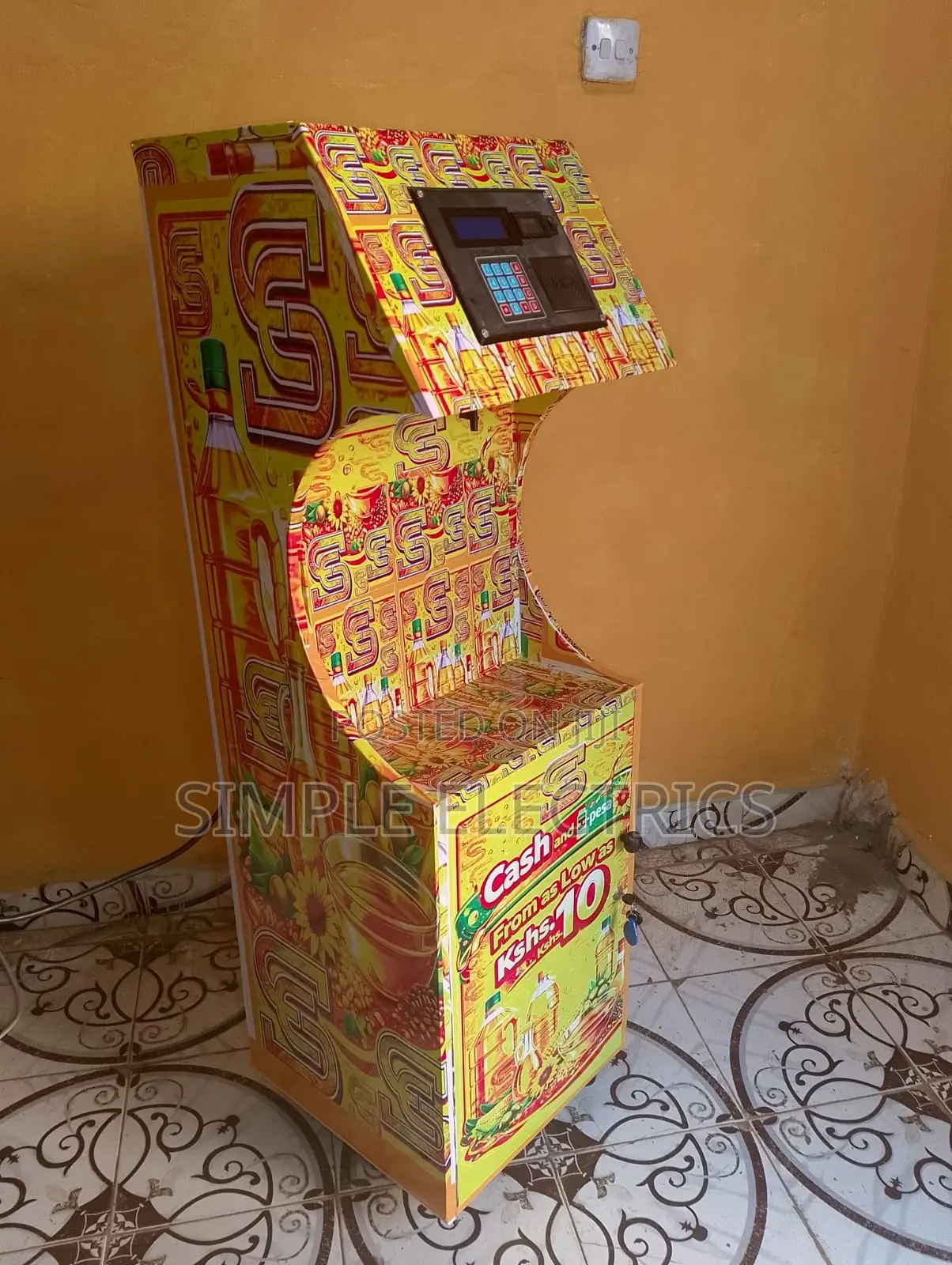 Cooking Oil Atm With Both Cash ,M-Pesa and Back-Up Battery