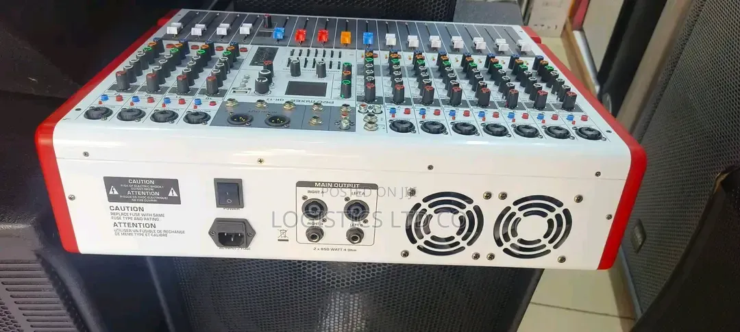 Pro Mixer Qr-12 13 Channels Powered Mixer