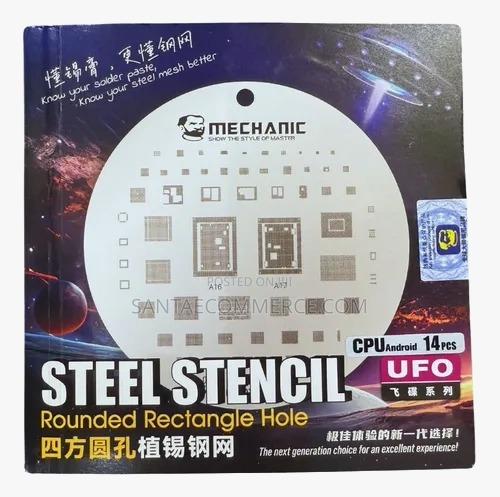 Precision Pro Steel Stencil – Rounded Rectangle Hole (14pcs Set) - main view