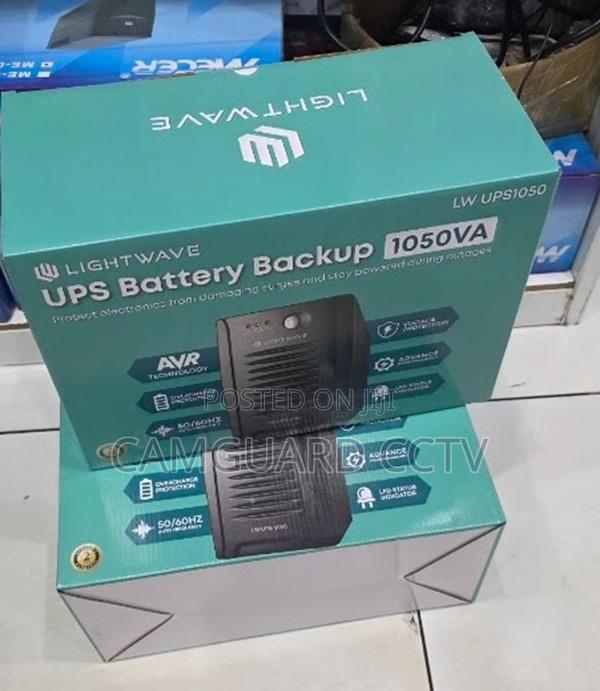 1050va Ups Backup Battery 1kva Lightwave Ups With 2 Universal Outlets