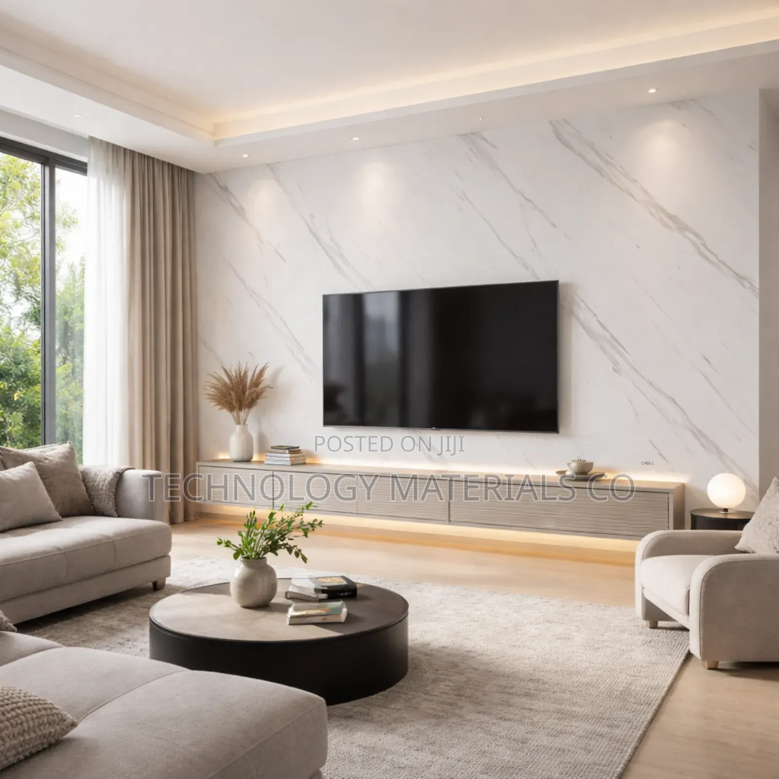 Calacatta Mist SPC Wall Panel – Elegant Marble Finish Wall Cladding