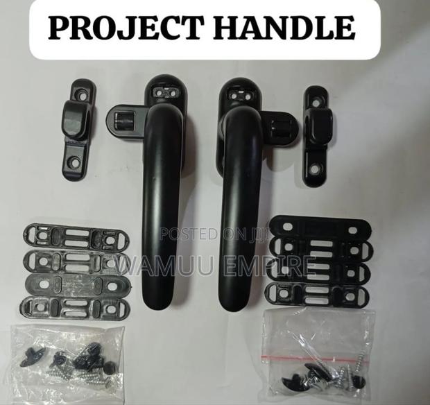 Black Aluminum Alloy Project Handles
