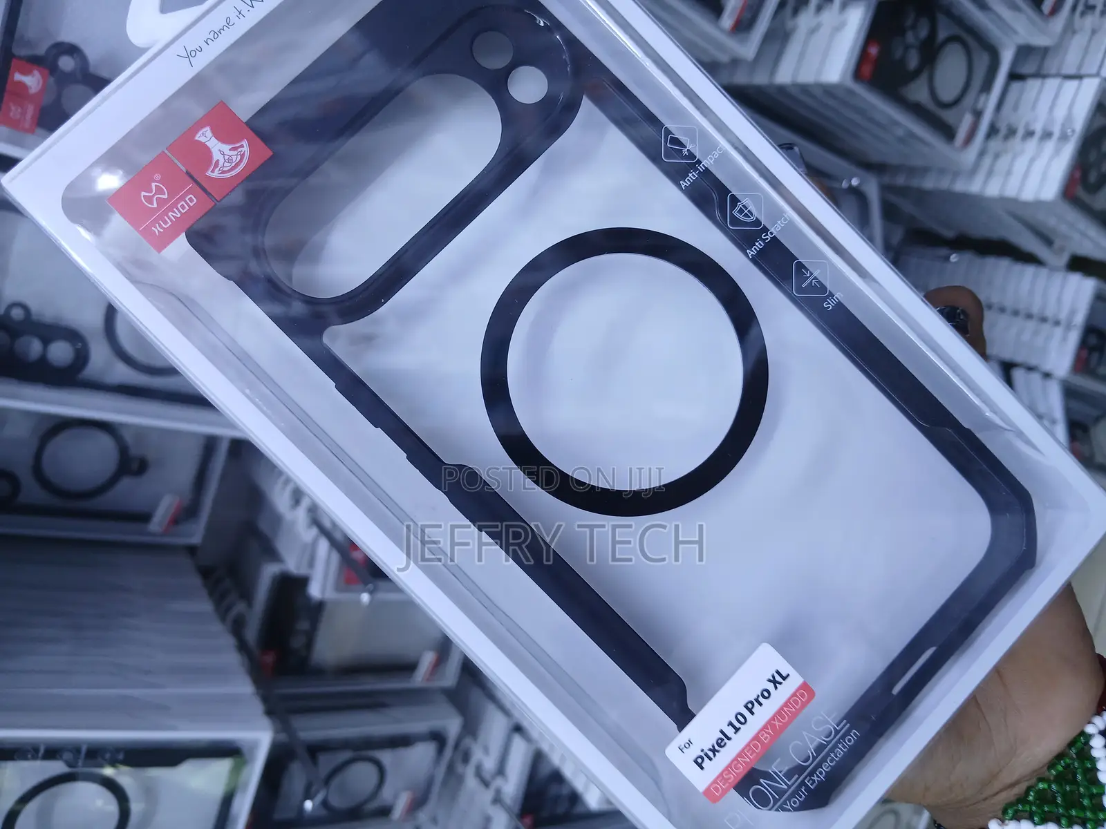 Xundd Shockproof Clear Back Case for the Google Pixel 10 Pro Xl.