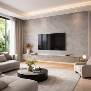 Cement Grey SPC Wall Panel – Modern Concrete Finish Wall Cladding