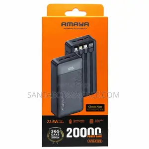 Amaya Apb-F229 22.5w Super Fast Charger 20000mah Power Bank