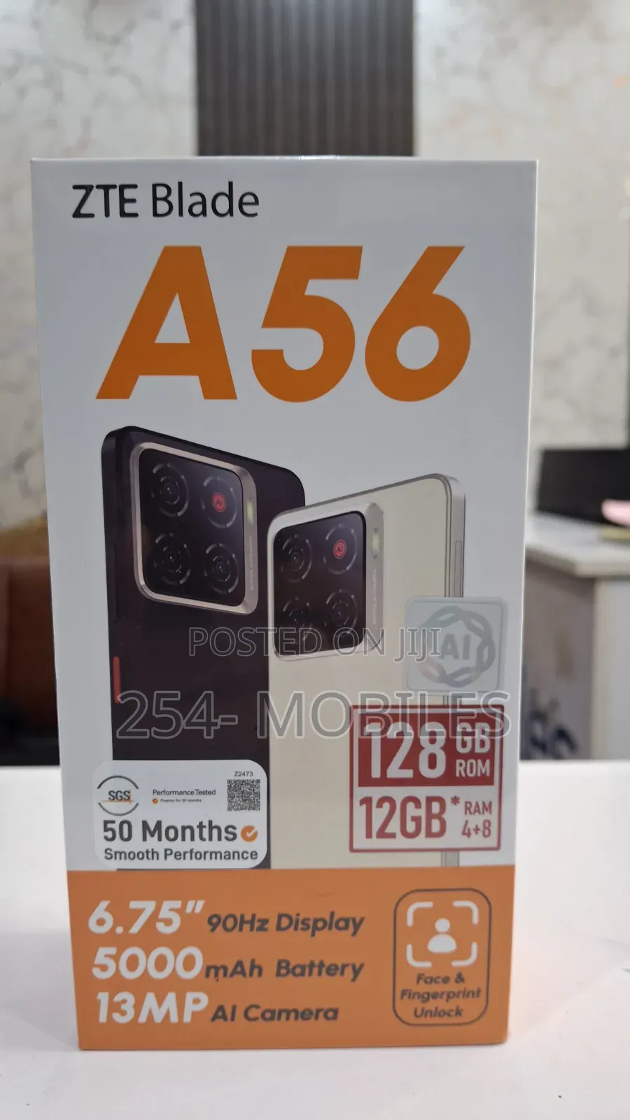 New ZTE Blade A56 128 GB Black