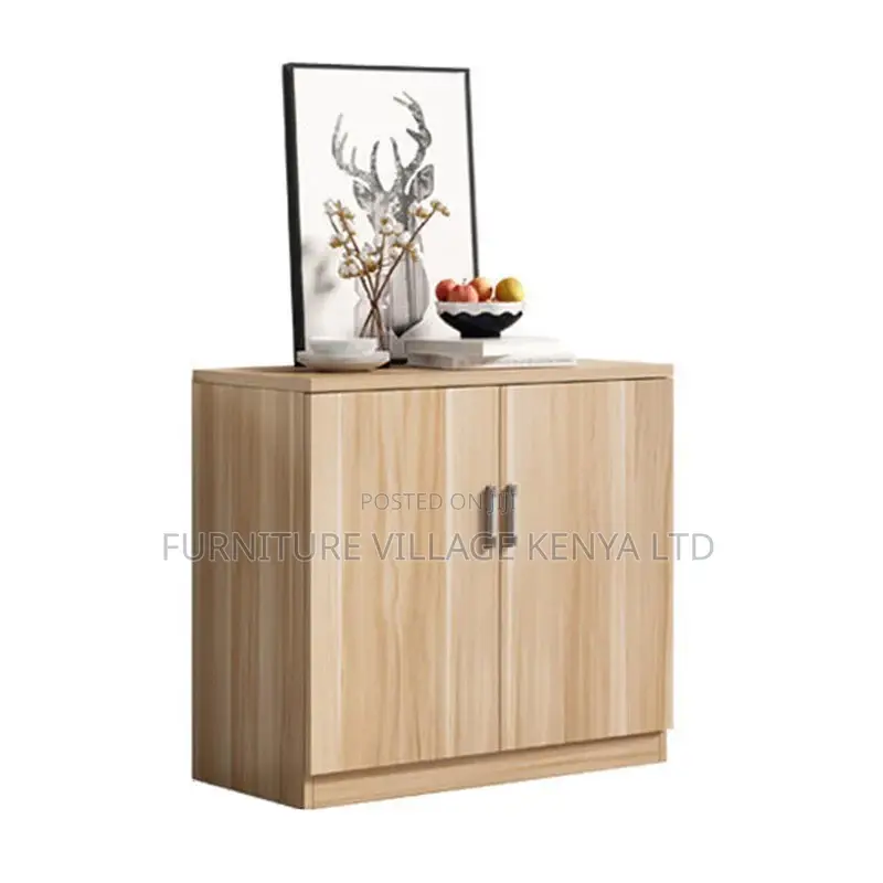 Office Cabinet; Wooden Low Office Storage Unit (2-Door)