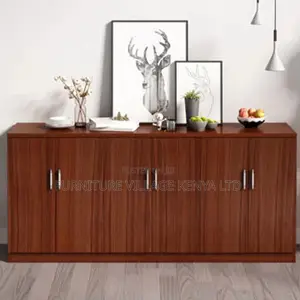 Office Cabinet; Wooden Low Office Storage Unit (2-Door)