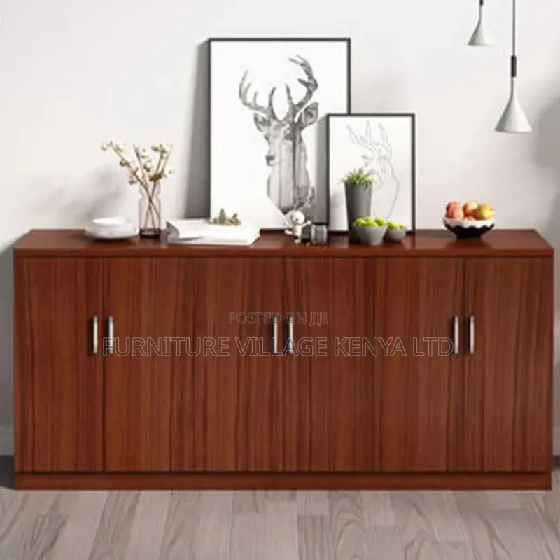 Office Cabinet; Wooden Low Office Storage Unit (2-Door)