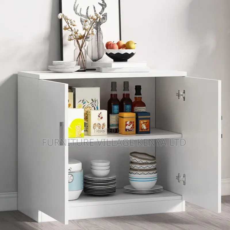 Office Cabinet; Wooden Low Office Storage Unit (2-Door)