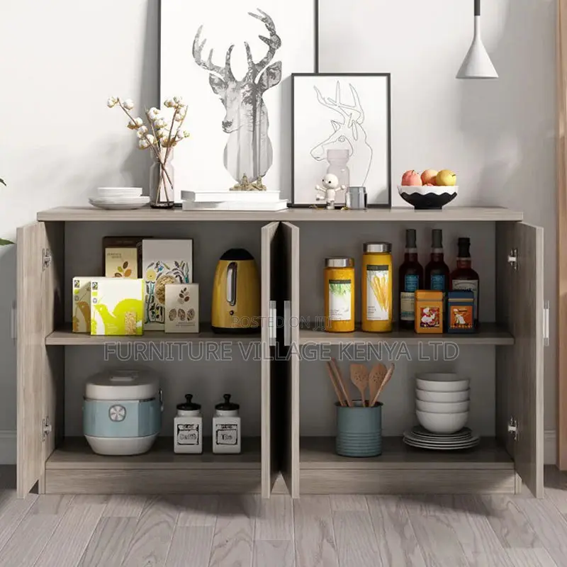 Office Cabinet; Wooden Low Office Storage Unit (2-Door)