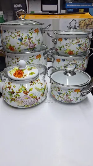 12pcs Enamel Cookware Set at Sh8399