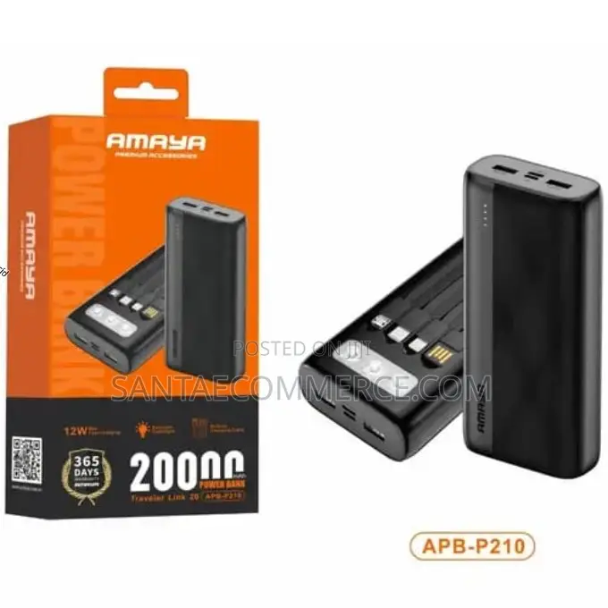Amaya Apb-F229 22.5w Super Fast Charger 20000mah Power Bank