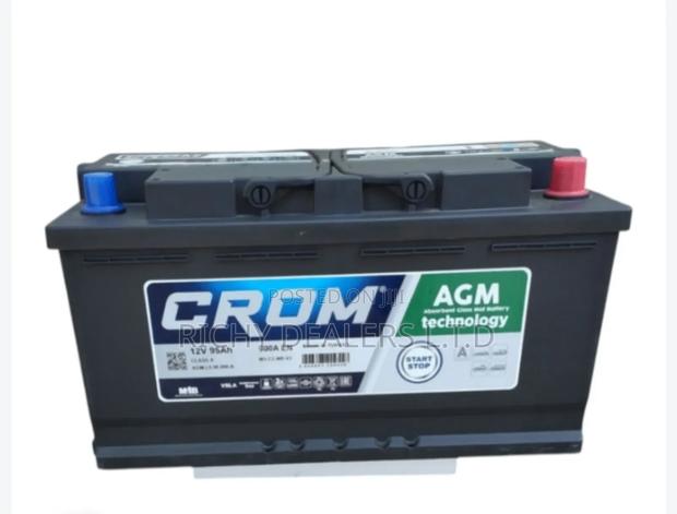 Crom 12v 95ah Agm Car Battery - main view