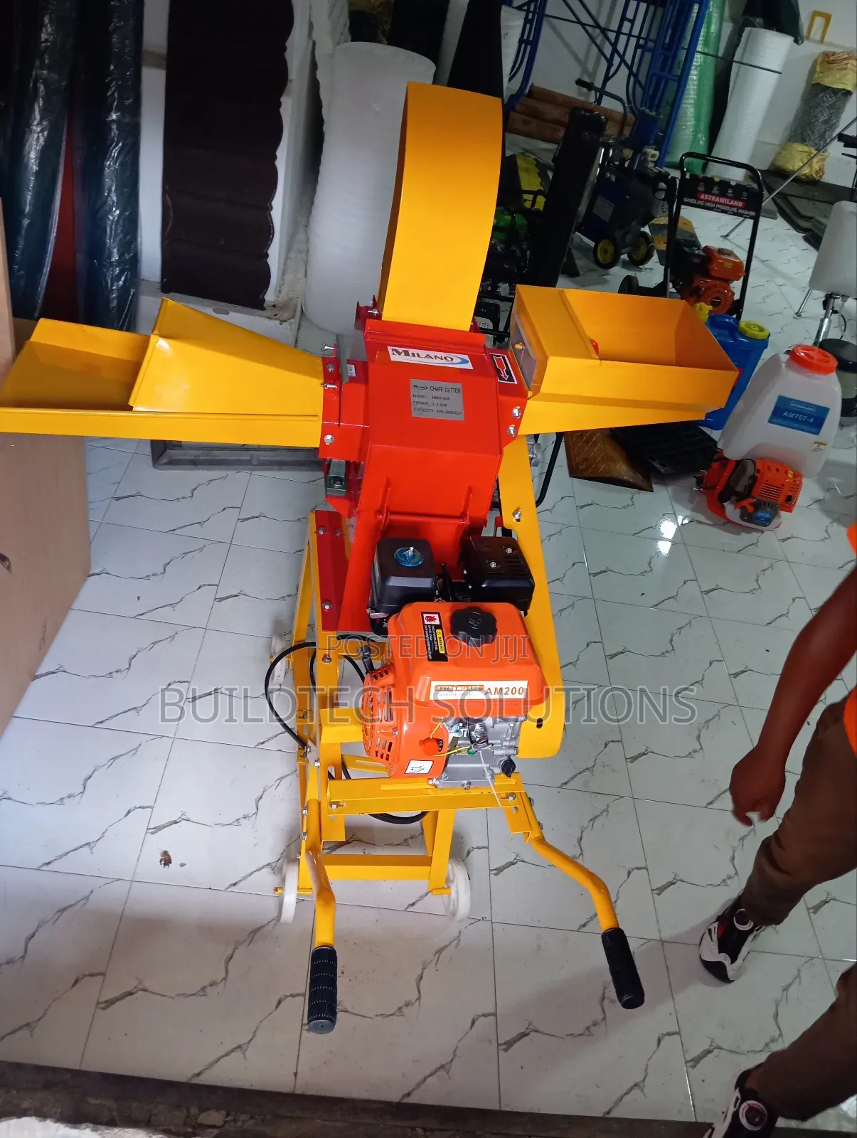 Petrol Powered Animal Feed Chopper