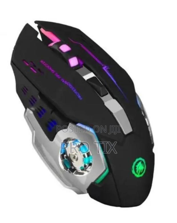 Wireless Gaming Mouse RGB Rechargeable Mice Silent Mouse