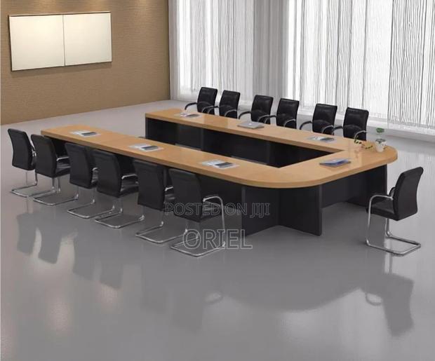 Office Boardroom Table : U-Shaped Corporate Boardroom Table - thumbnail 2