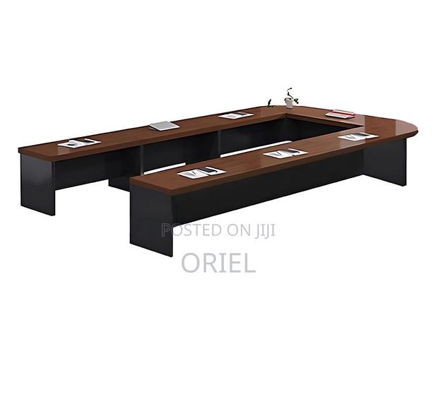 Office Boardroom Table : U-Shaped Corporate Boardroom Table - thumbnail 5