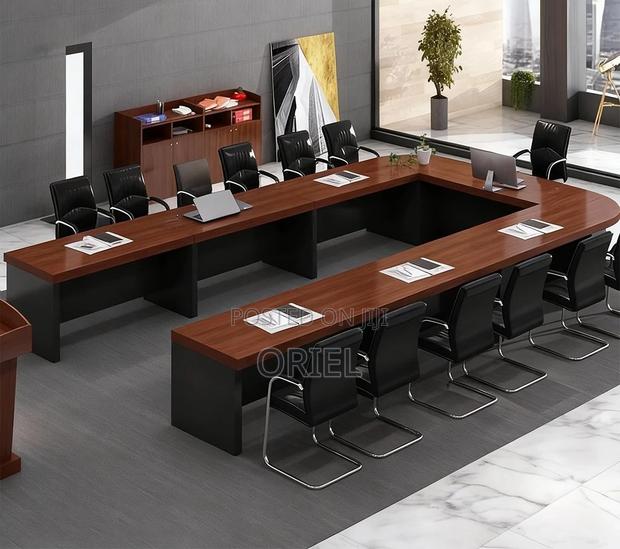 Office Boardroom Table : U-Shaped Corporate Boardroom Table - thumbnail 10