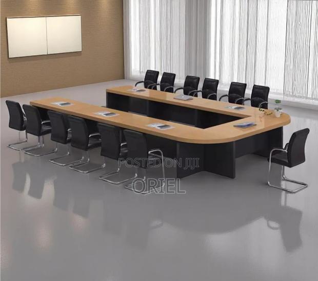 Office Boardroom Table : U-Shaped Corporate Boardroom Table - thumbnail 11