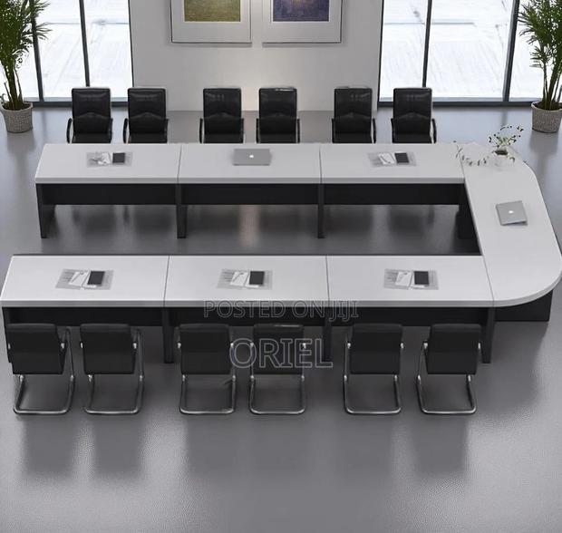Office Boardroom Table : U-Shaped Corporate Boardroom Table - thumbnail 12