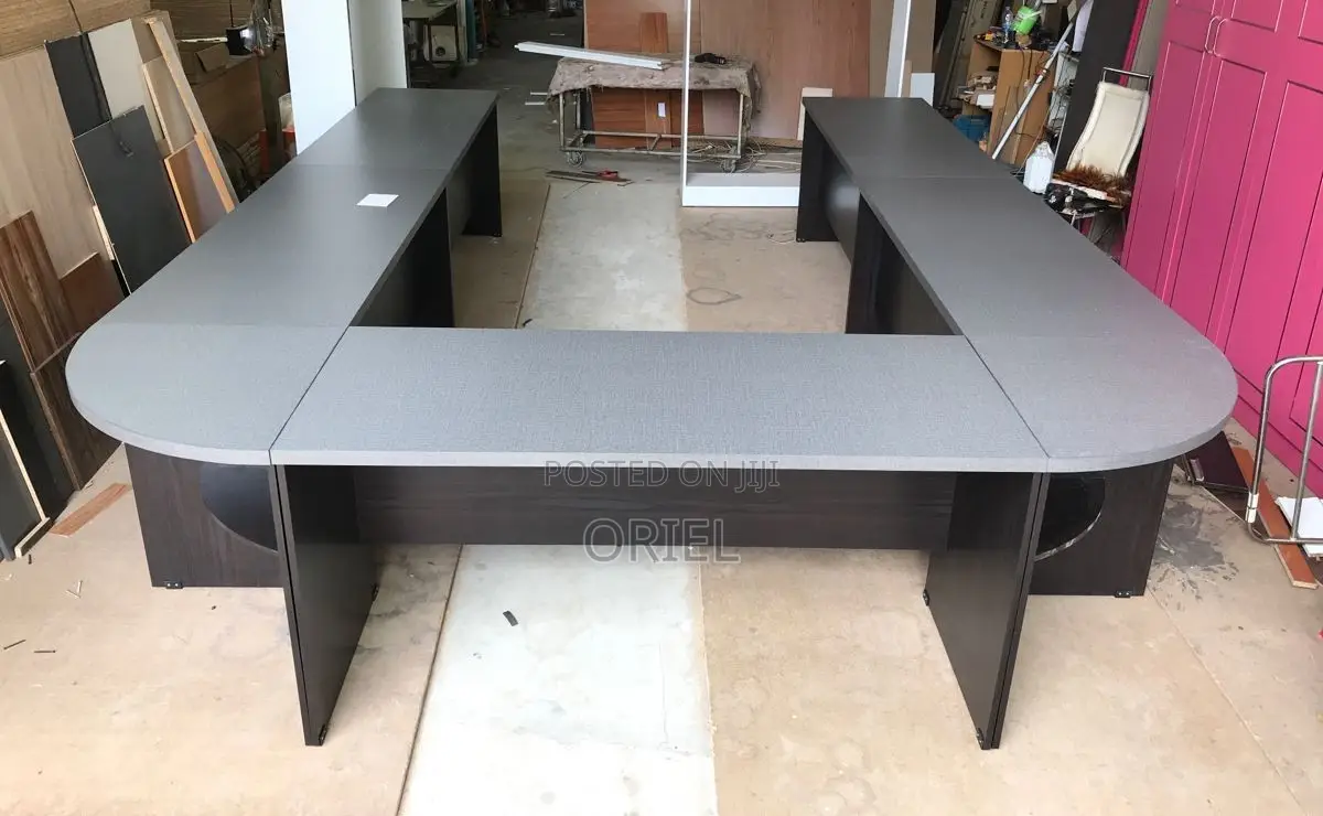Office Boardroom Table : U-Shaped Corporate Boardroom Table