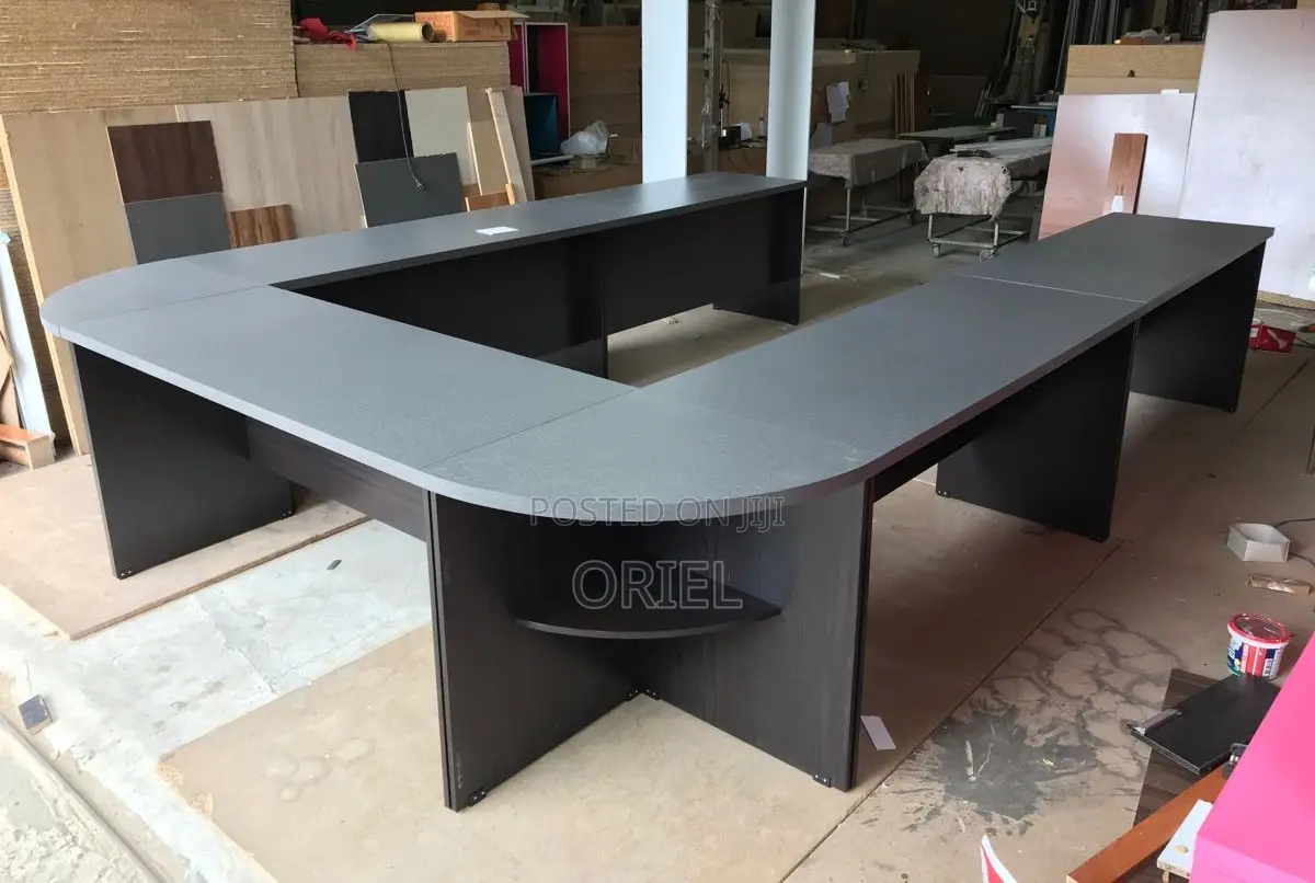 Office Boardroom Table : U-Shaped Corporate Boardroom Table