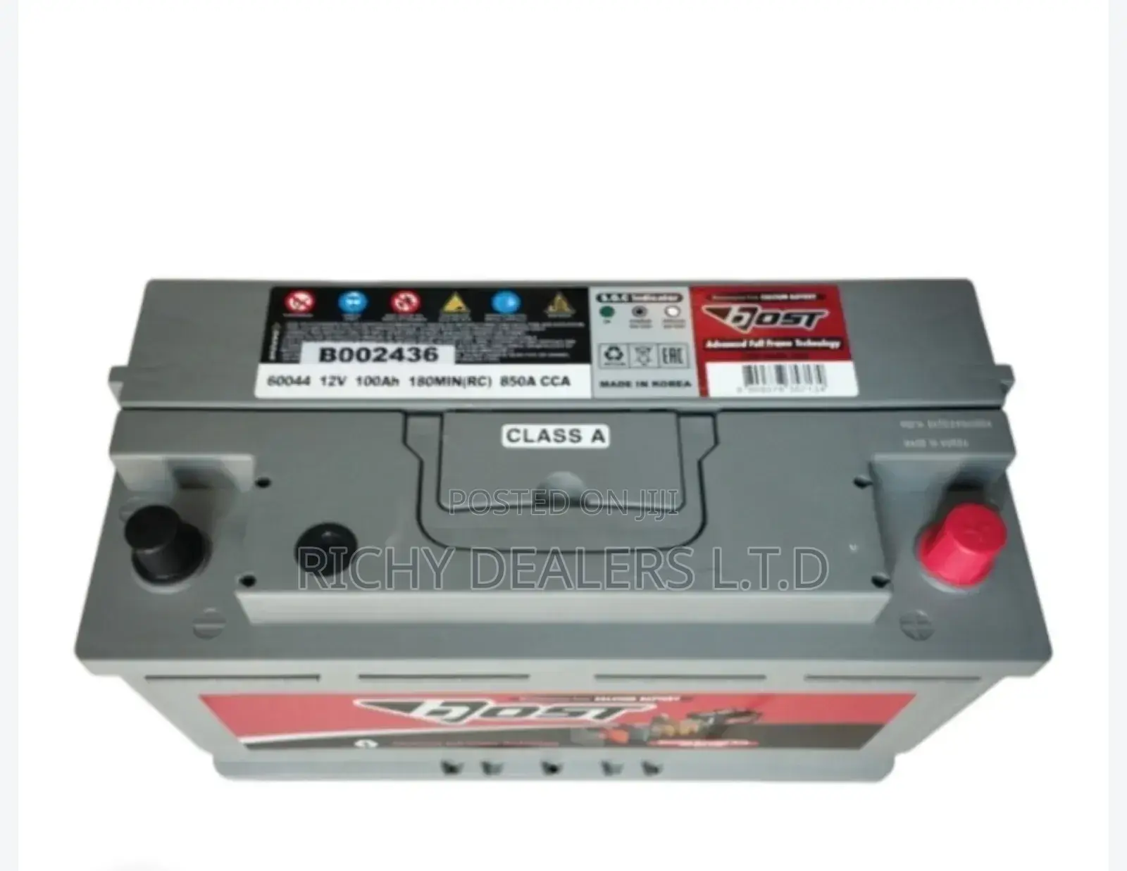 Bost Din100-100ah Maintenance Free Car Battery