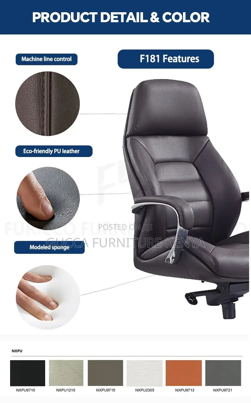 Brown Managers Boss Leather Office Chair