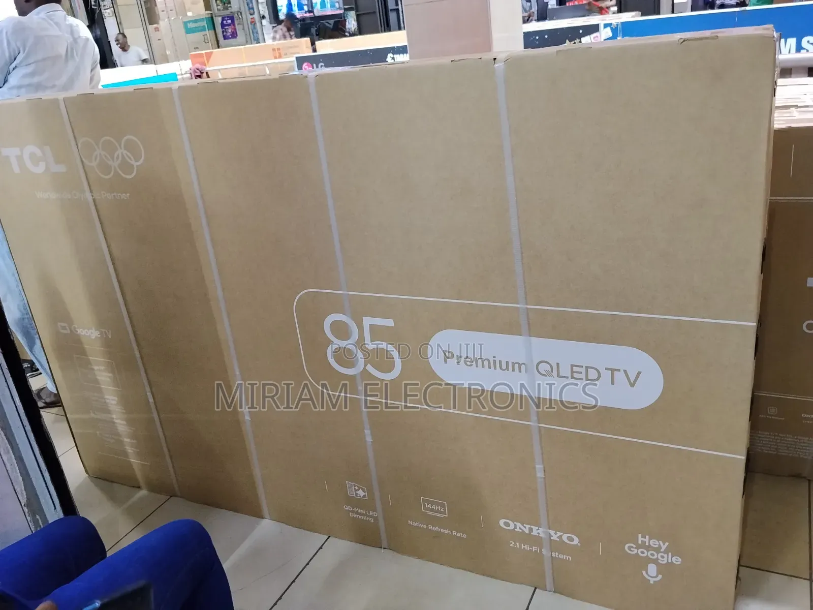 TCL 85c7k 85 Inch Qd‐Miniled Smart Tv – Brilliant HDR