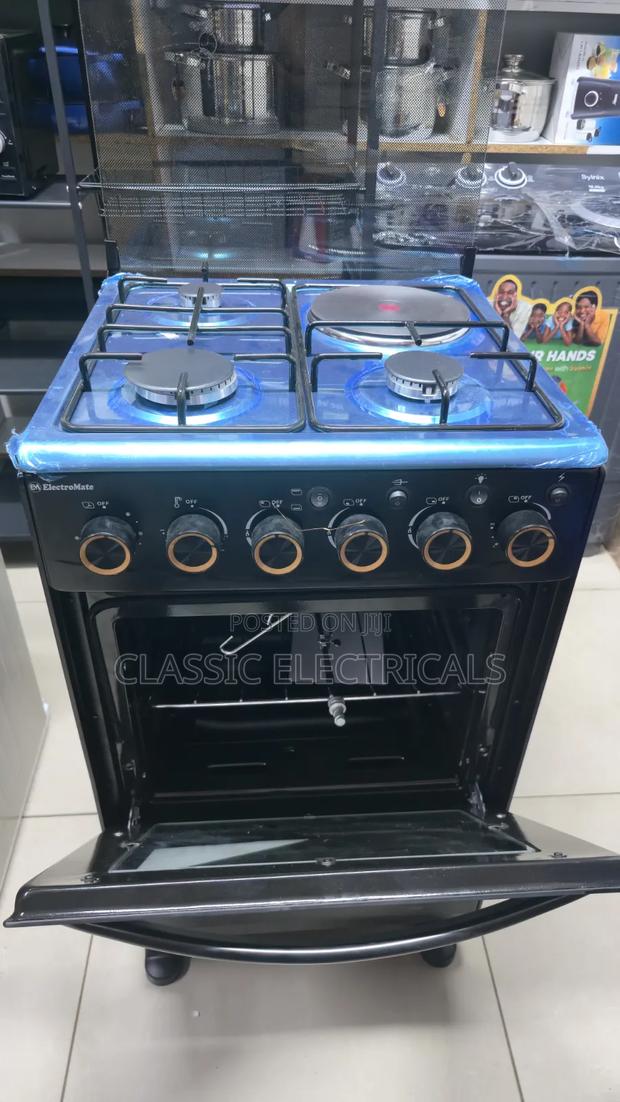 Electromate 3+1 50*55cm Standing Cooker at Sh15499.