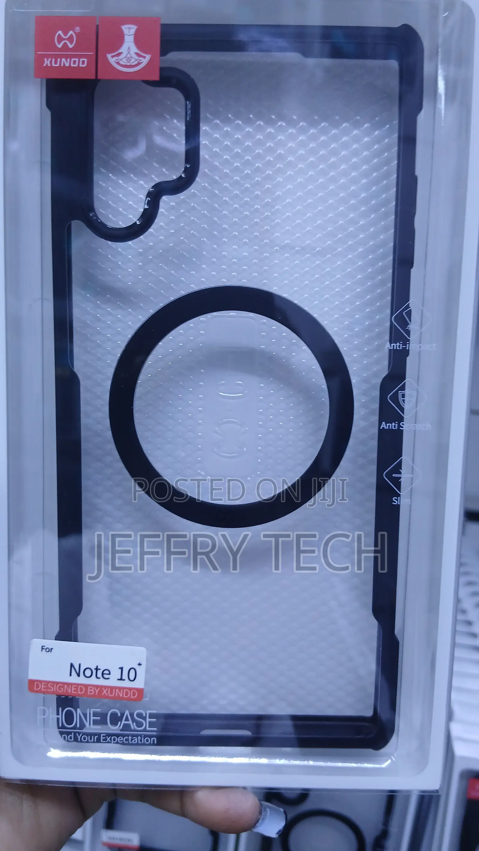 Xundd Branded Shockproof Transparent for Samsung Galaxy Note 10.