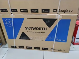 Skyworth 43" Inch, Full Hd Frameless,Bluetooth