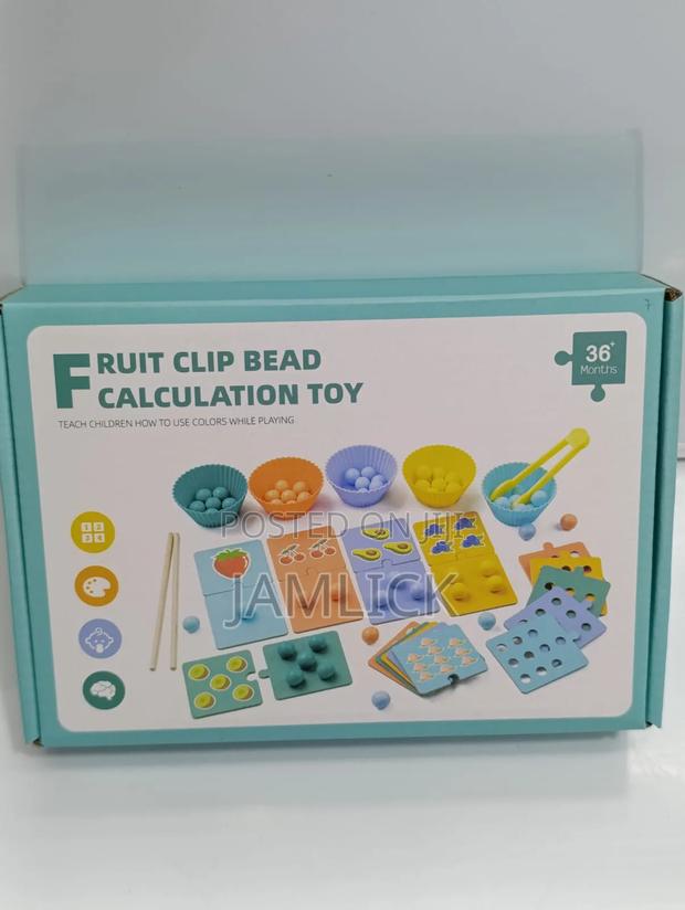 Fruit Clip Bead Calculation Colour Classification Set - - thumbnail 2